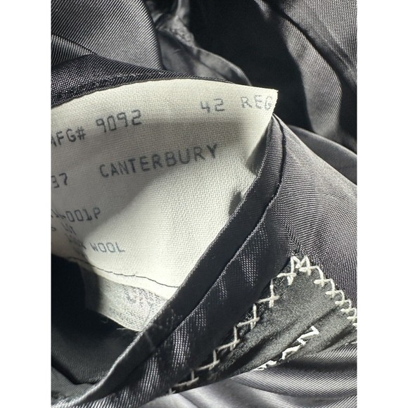 Vtg HICKEY FREEMAN 42R Canterbury Blazer Sport Coat Blazer Wool Union Made - Picture 4 of 9